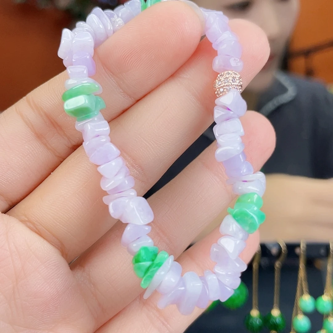 翡翠未镶嵌耳饰饰品