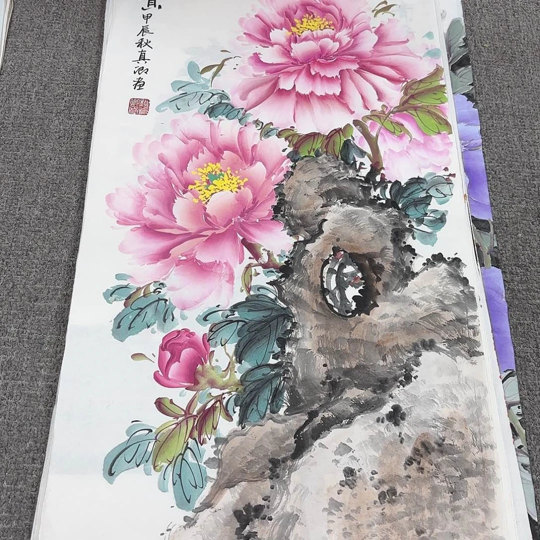 国画国画作品多次在国内外大展