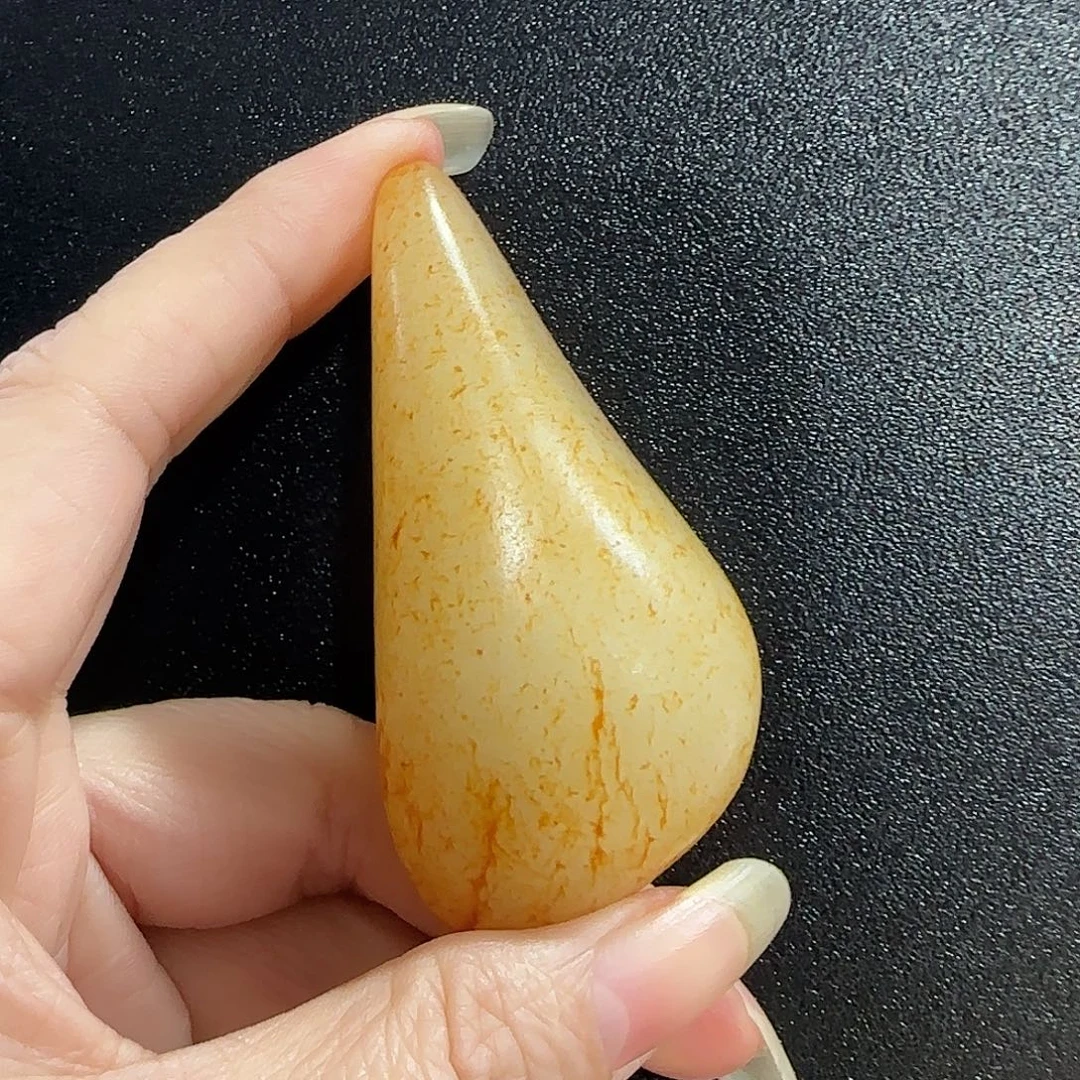 奋***。和田玉未镶嵌挂件