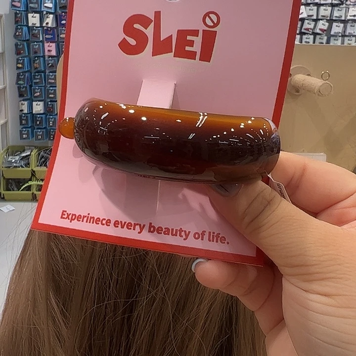 非金属无巧克力色短款扭扭夹