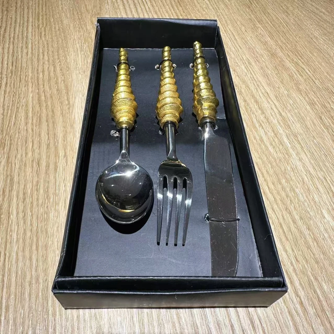 【欧美外单】YL-LI0050套装刀叉勺(13452套装刀叉勺) 微瑕