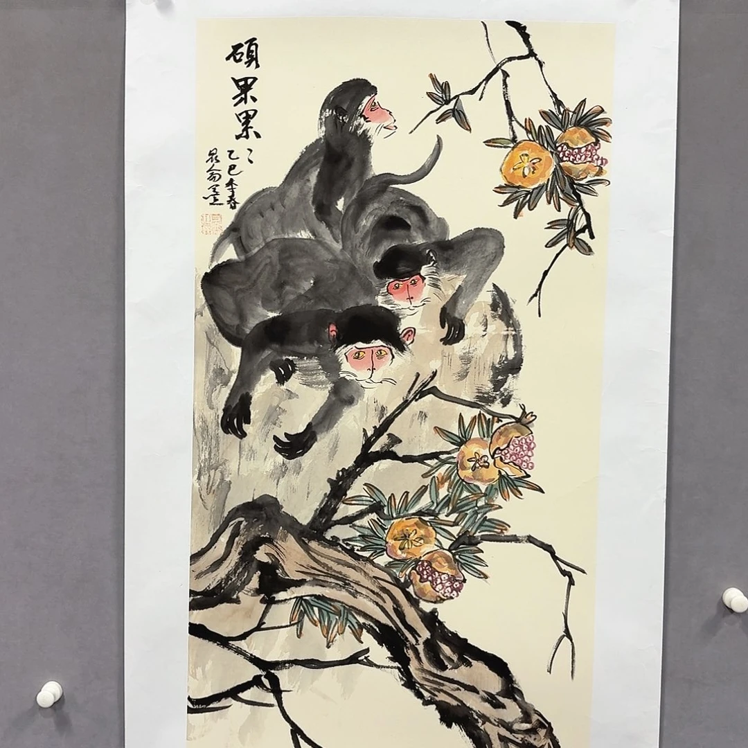 国画亲笔手绘放心去藏