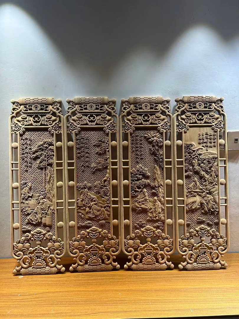 东阳木雕棋琴书画，诗情画意定制品不退不换