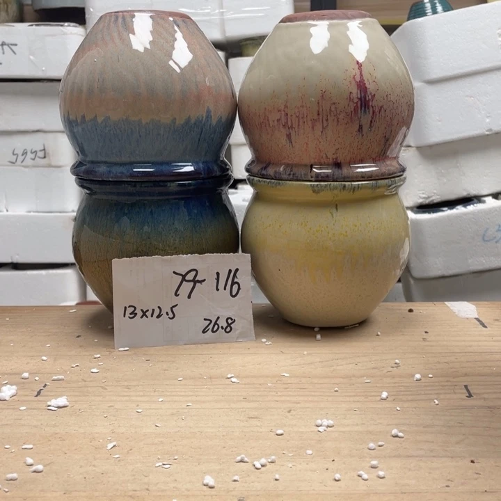 紫砂花盆多肉陶土花盆微瑕116