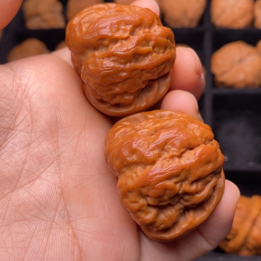 文玩核桃把件秦岭野生核桃