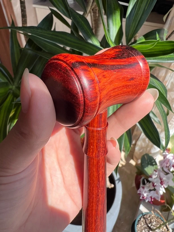 小叶紫檀木锤按摩锤