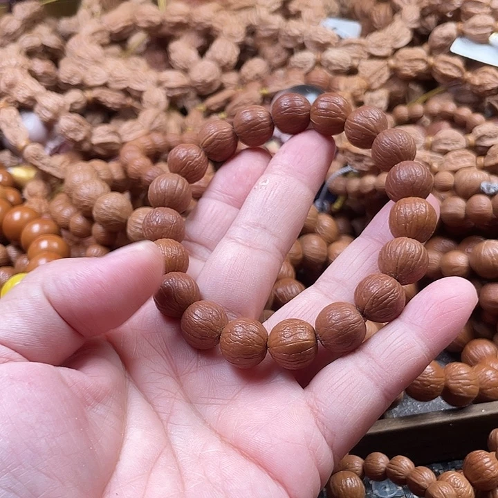 猴头核桃手串1.2同尺聚宝盆自然泛油