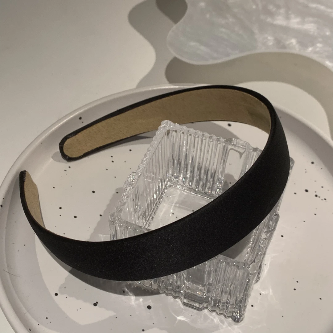 FF071｜发箍｜布面高级黑薄2.5cm｜淘贩