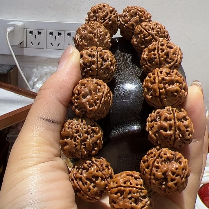 木质非金属特大号黑药丸碗