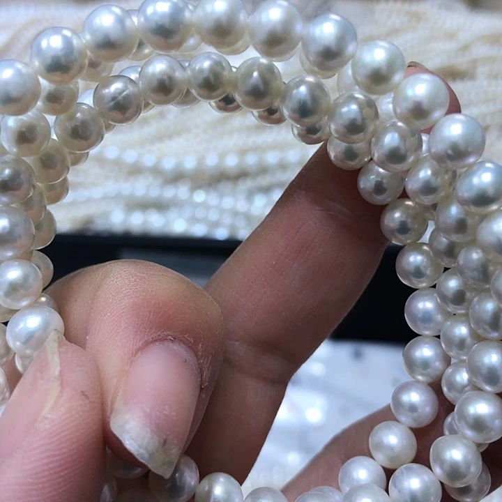 大理石磁石天然小米链