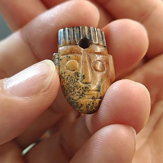 沉****和田玉未镶嵌挂件