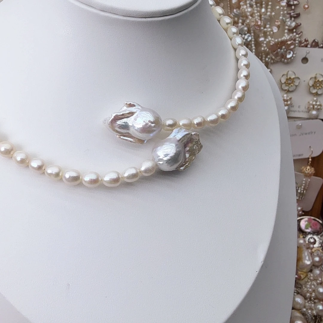 淡水珍珠未镶嵌颈饰