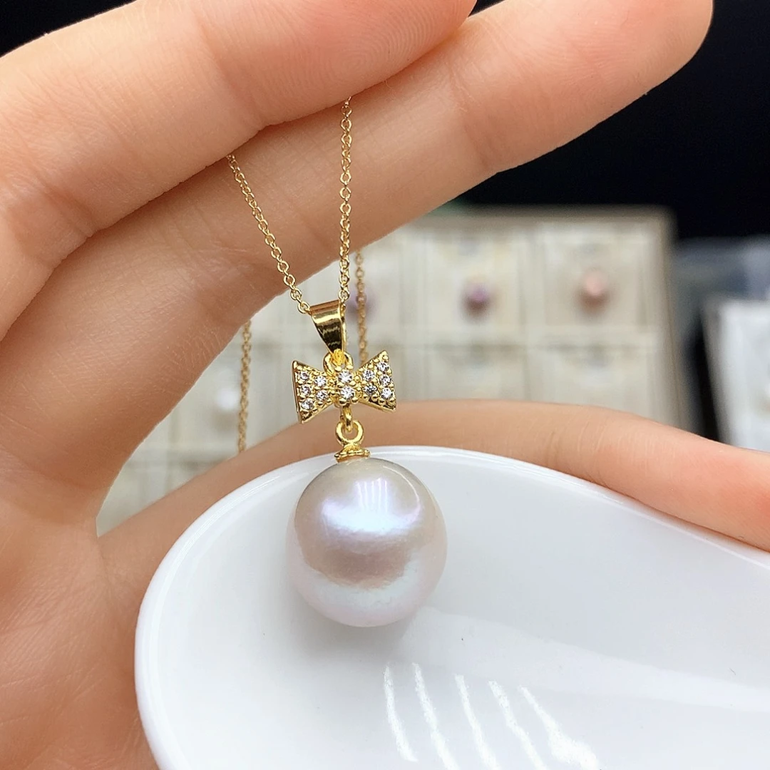 淡水珍珠合金颈饰