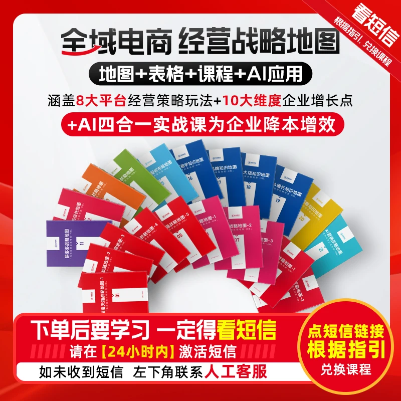 全域电商经营战略地图-8大平台布局电商盈利增长攻略+AI应用