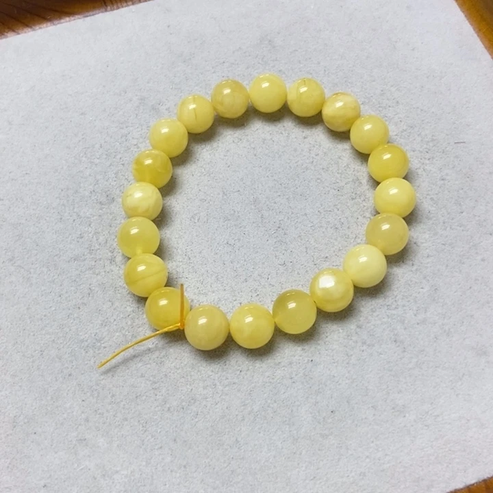 裸石蜜蜡未镶嵌手串