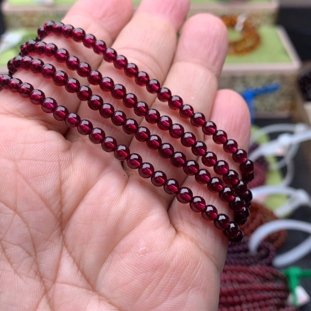 手串未镶嵌石榴石4.3