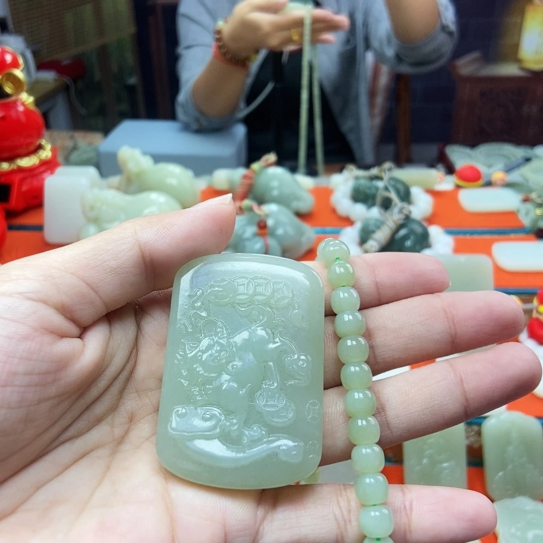 和田玉未镶嵌颈饰?***?