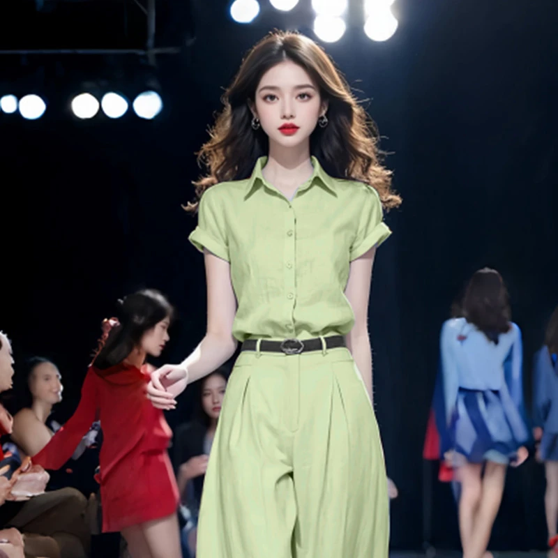 2025新款洋气通勤好看纯色简约轻熟上衣高级通勤时尚百搭气质衬衫