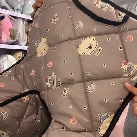 灰色加厚后座挡风被