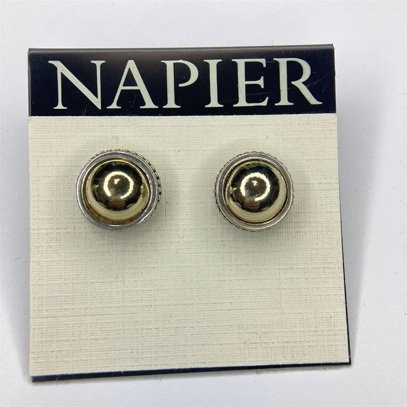 合金耳饰 napier金色豆豆耳针1-2【2070106-068】
