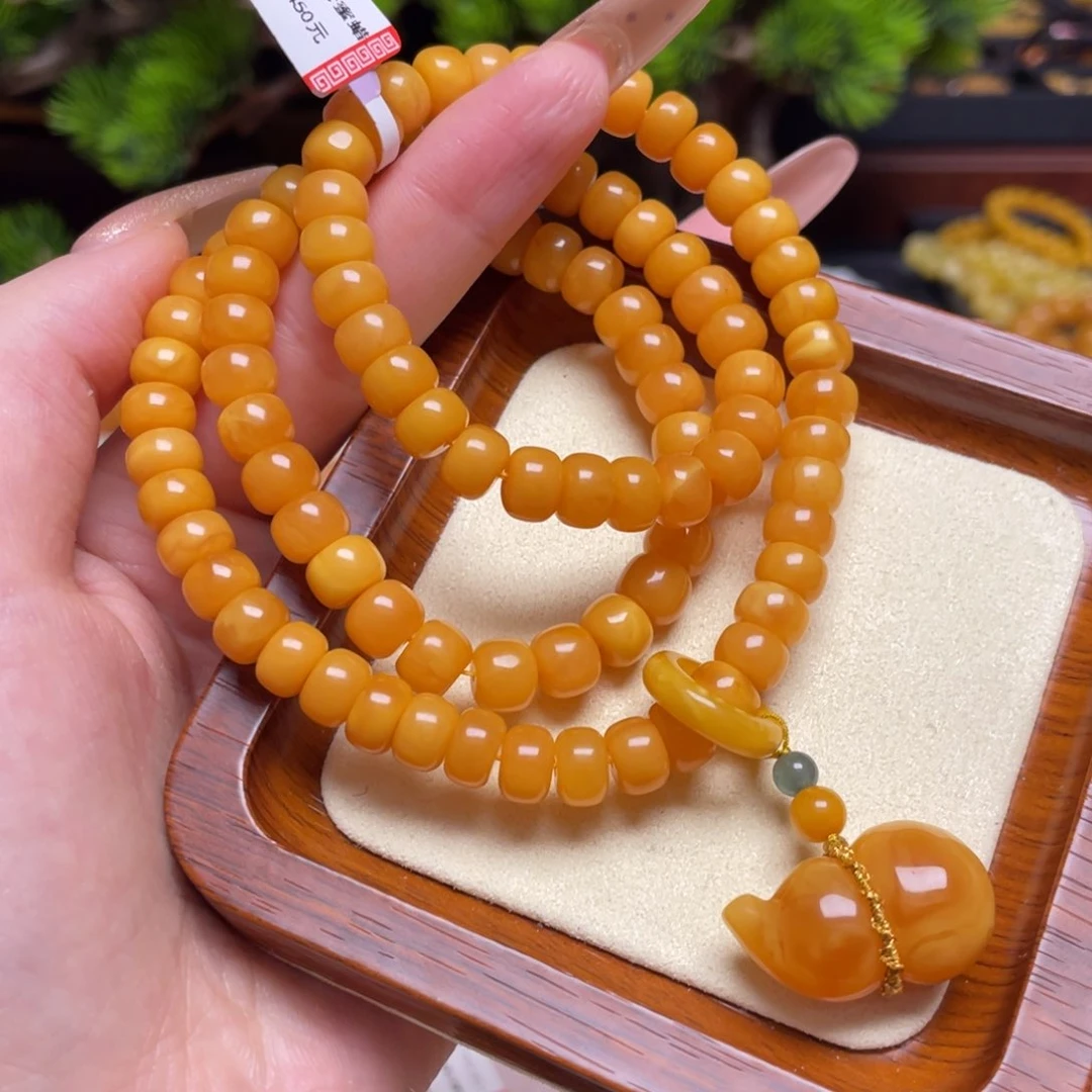 蜜蜡手链未镶嵌手串