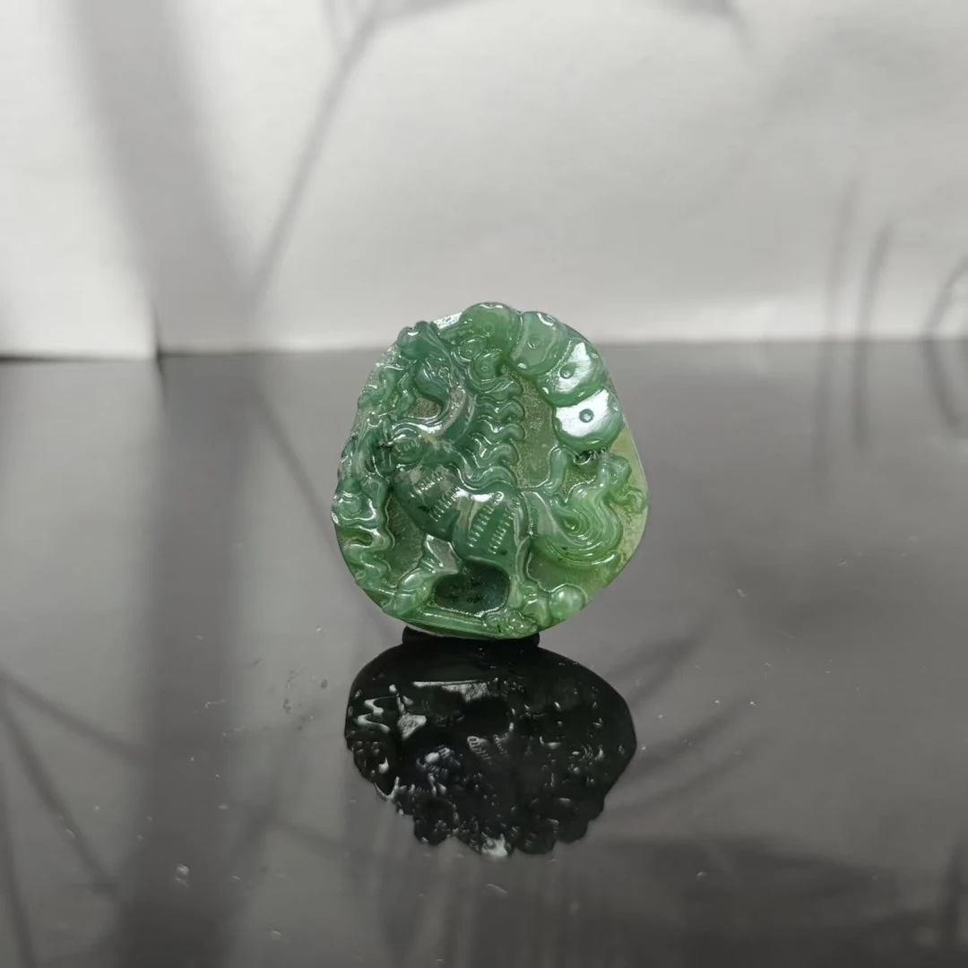 Z和田玉马到成功吊坠0306