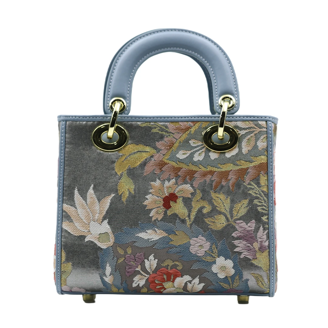 锦美人唐锦非遗手作中戴妃浅蓝