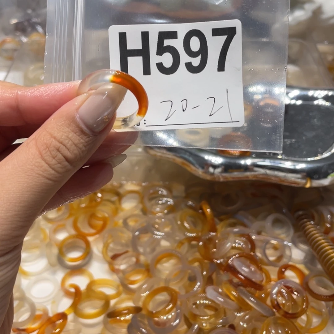 玛瑙/玉髓未镶嵌戒指597
