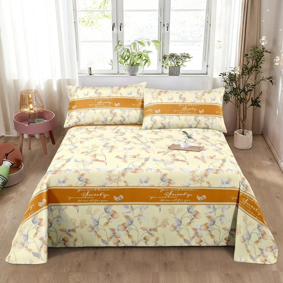 新款速干双人床单不缩水不起球结实耐磨透气舒适居家宿舍