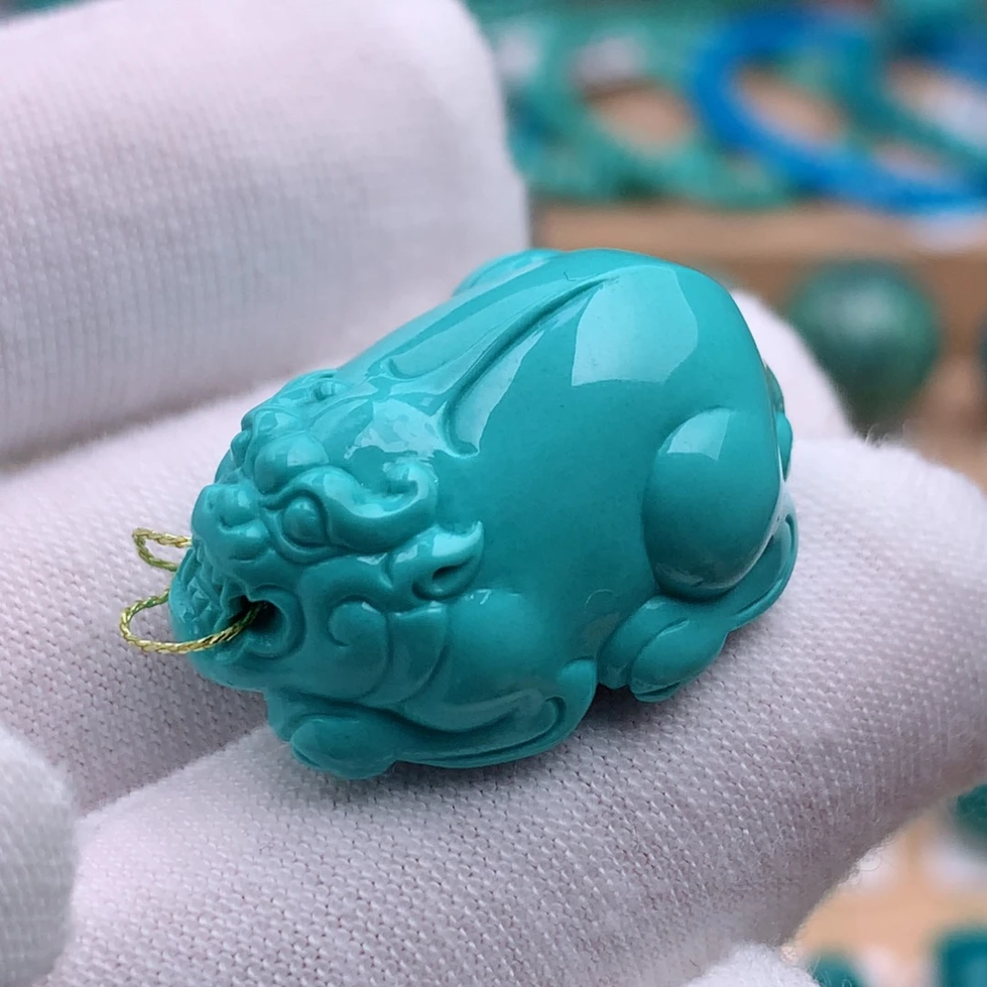 未镶嵌绿松石珠宝奇石