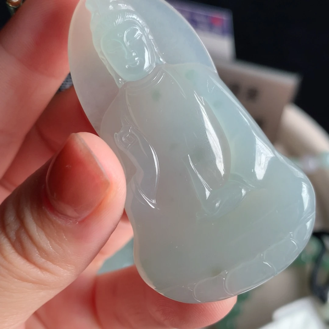 翡翠未镶嵌吊坠(不含链)翡翠