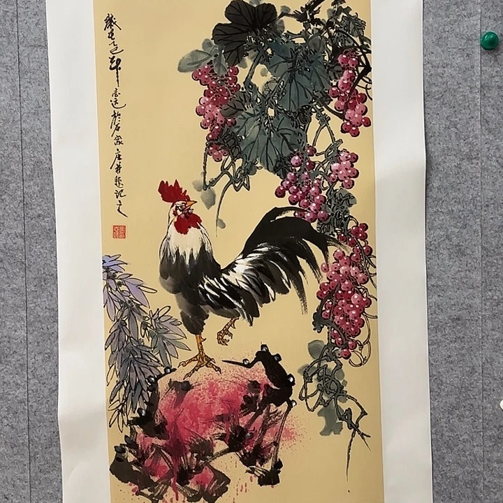 国画花鸟的翅膀和翅膀