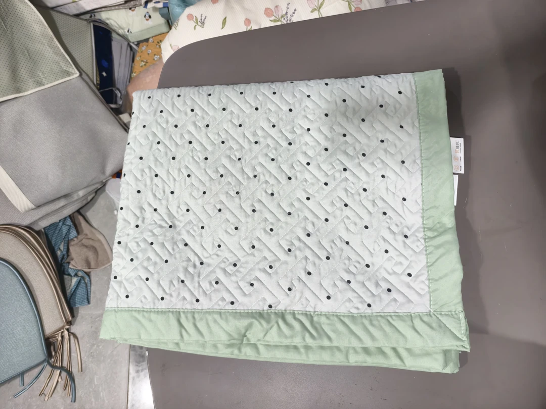 【绿色波点沙发垫】欧式沙发垫柔软亲肤双面单人