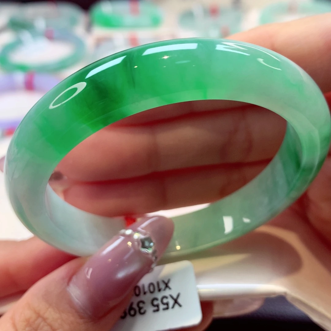 未镶嵌手镯翡翠正圈11号66