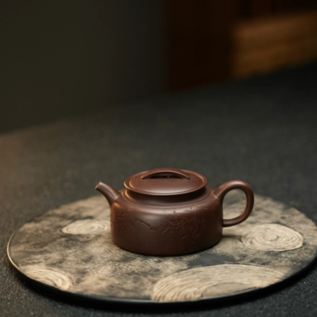 君澜·汉瓦·小精品·150cc 老紫料 紫砂壶