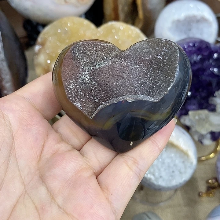 紫晶珠宝半成品未镶嵌