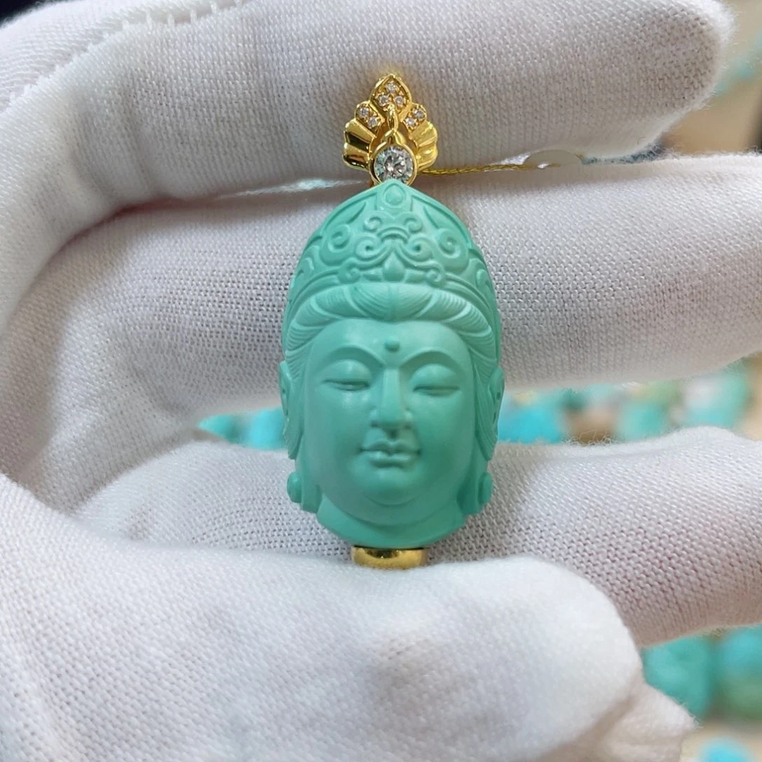 绿松石珠宝奇石未镶嵌