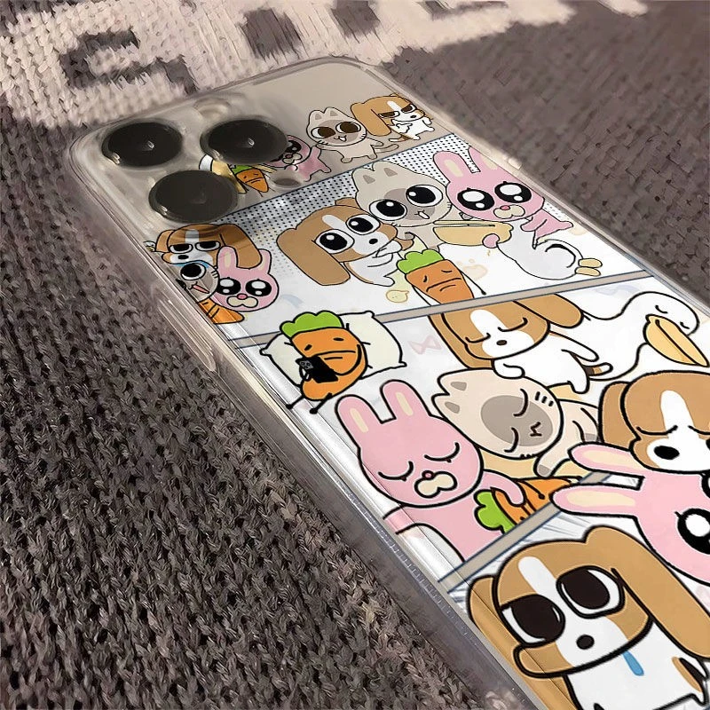 暹罗厘普卡通太空手机壳适用于苹果16透明iphone14保护壳1512pro