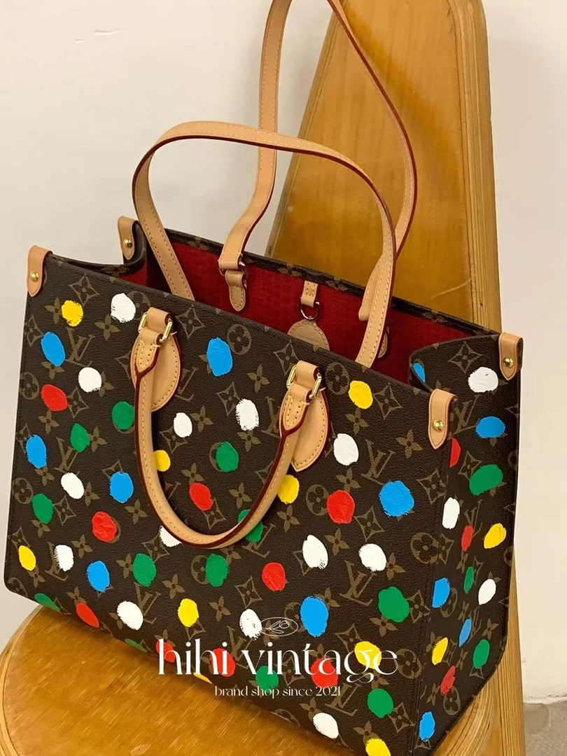 99新 LV 草间弥生联名nothego 中号12762304