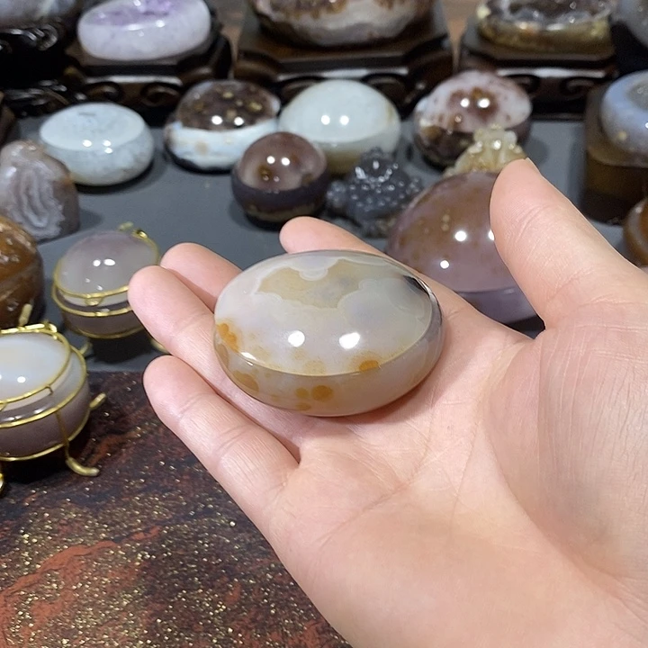 水晶摆件未镶嵌聚宝盆
