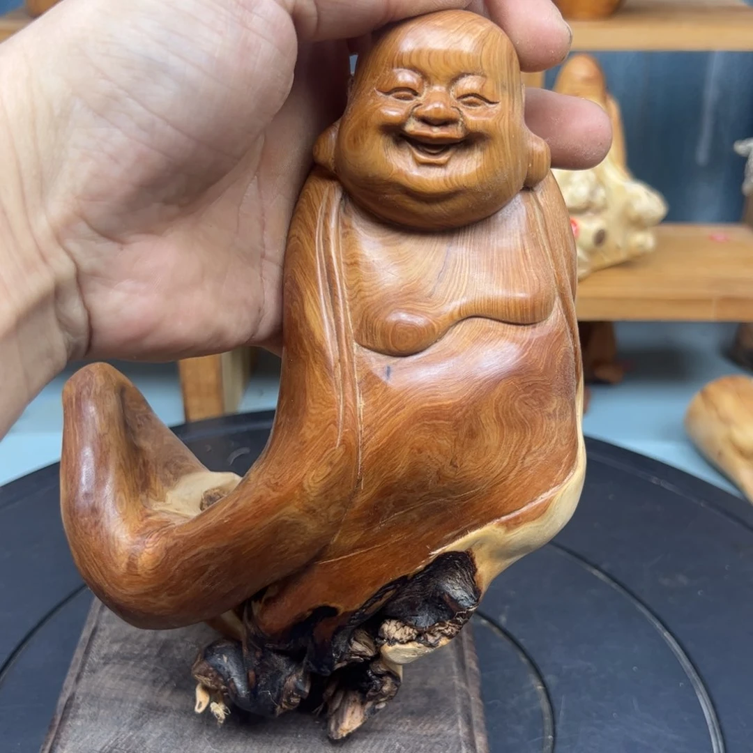 木崖柏木摆件手把件，
