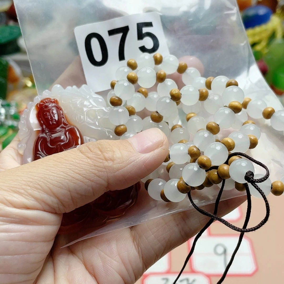 合金颈饰玛瑙/玉髓钢**发