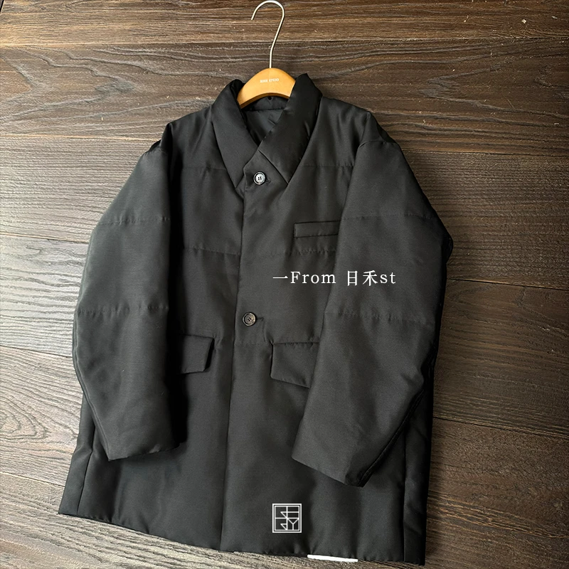 2500280 【静奢气质】极简轮廓立体剪裁 高端桑蚕丝羊毛鹅绒服女冬