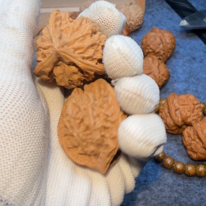 文玩核桃吊坠三楞