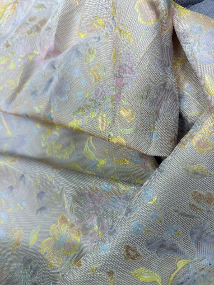 满分真丝重磅向阳花异色萝