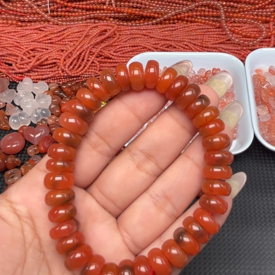 南红玛瑙未镶嵌吊坠(不含链)