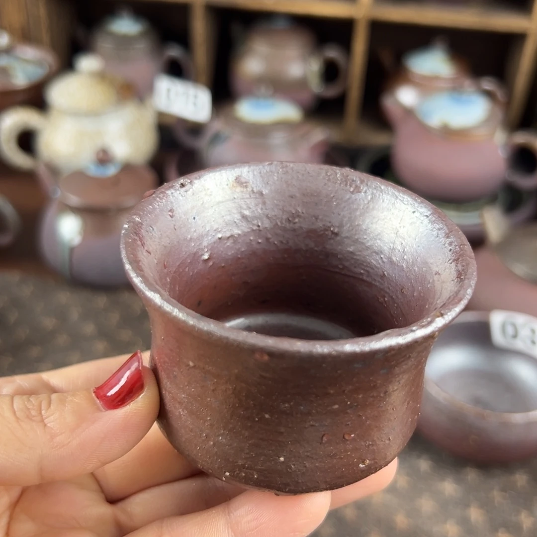 柴烧柴烧茶器主人杯