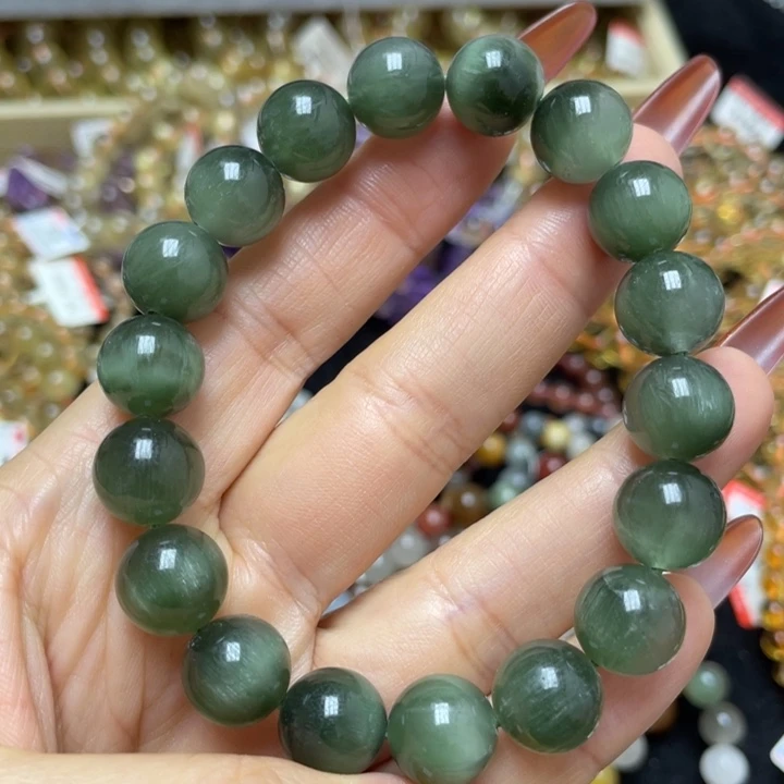 水晶手链未镶嵌绿兔毛11.6