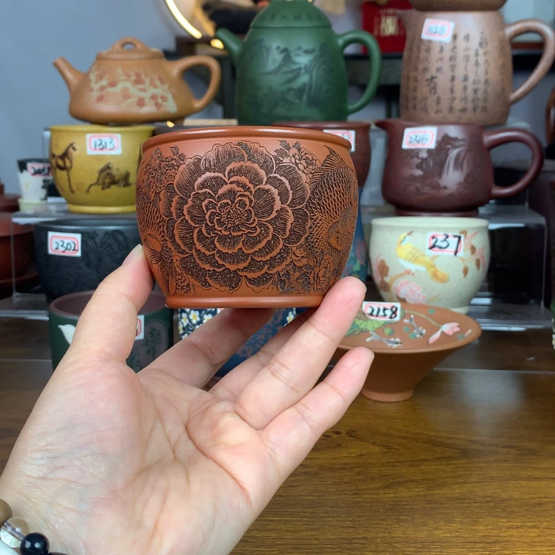 紫砂茶杯宜兴紫砂茶具