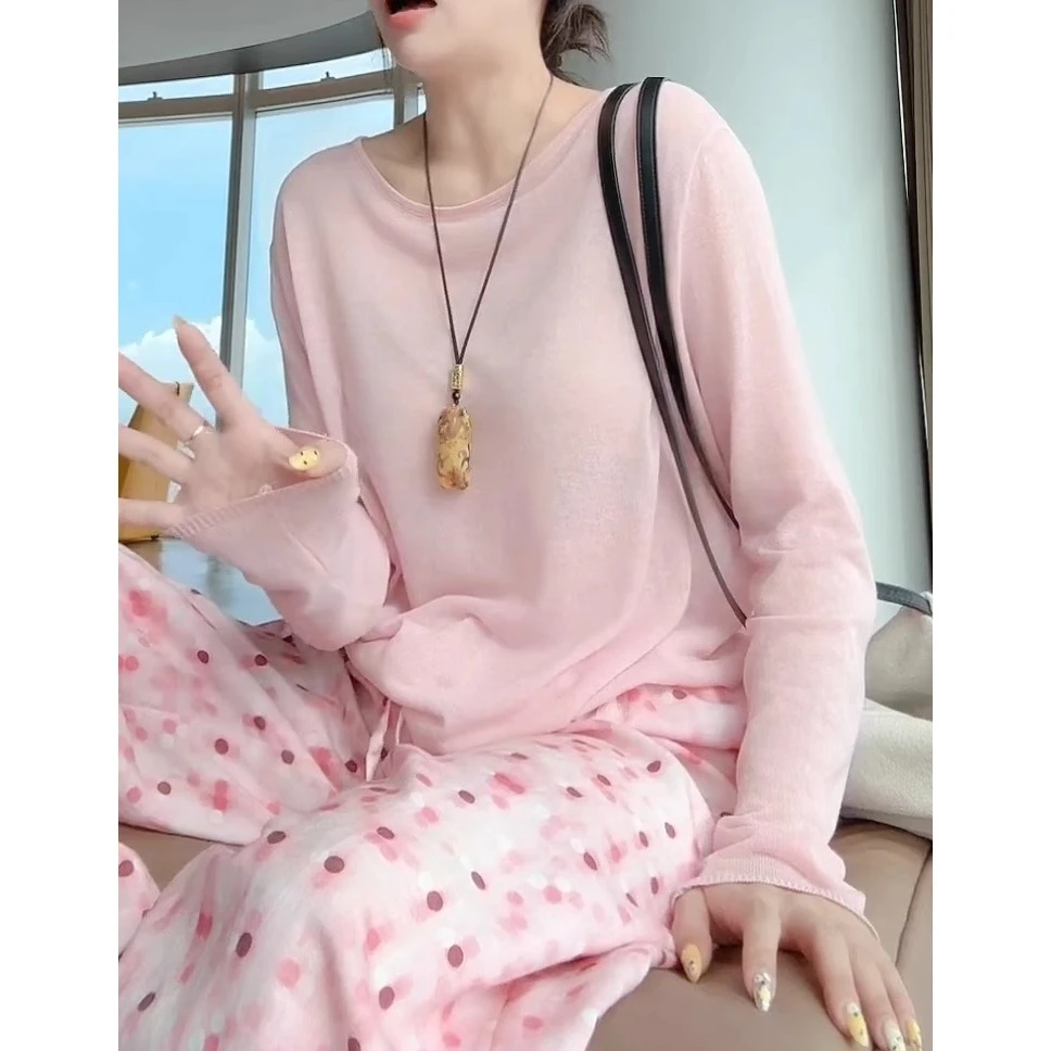 后背蕾丝镂空防晒罩衫女2025年夏季新款洋气减龄薄款针织上衣1626